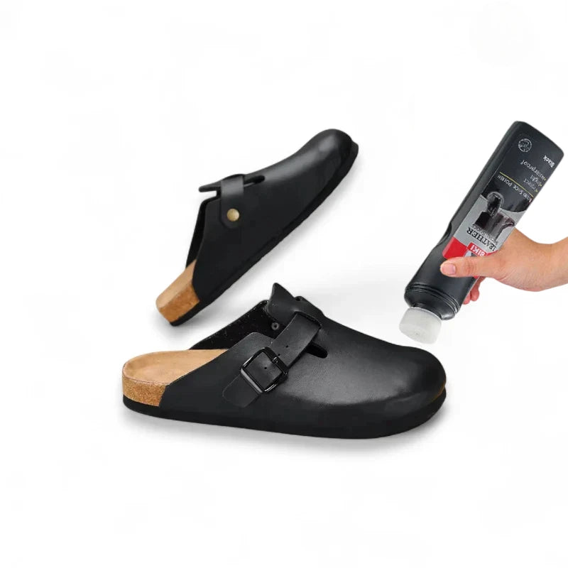 Cirage Noir pour Mules Cuir