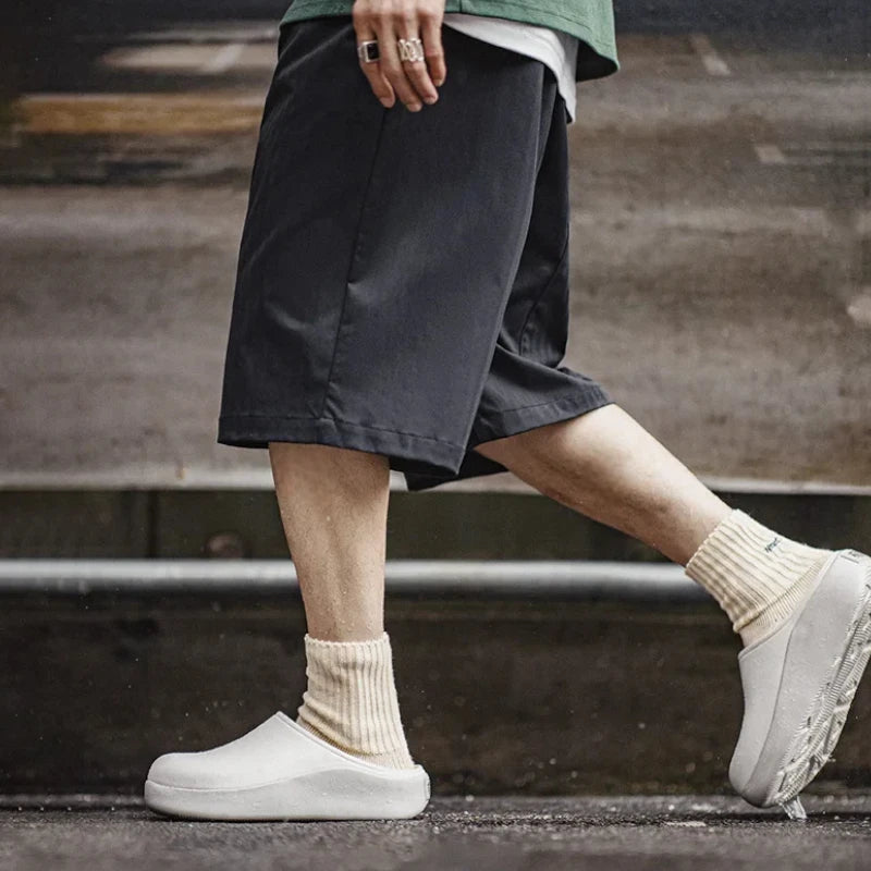 Mules En Plastique Gris