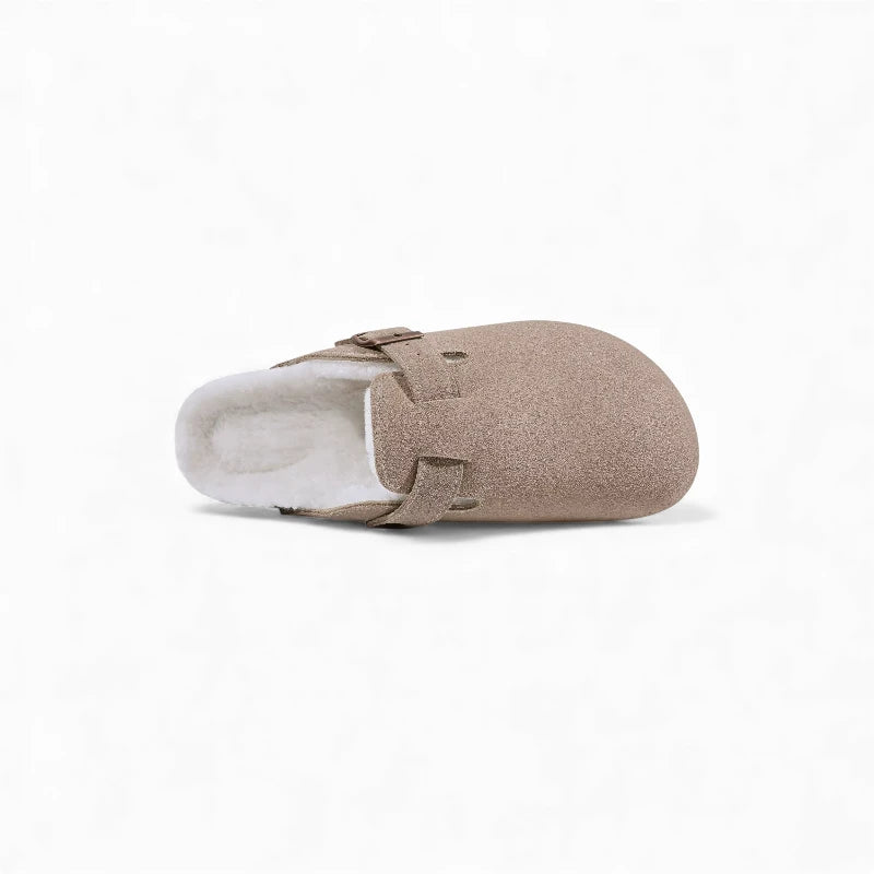 Mules Hiver Beige Femme