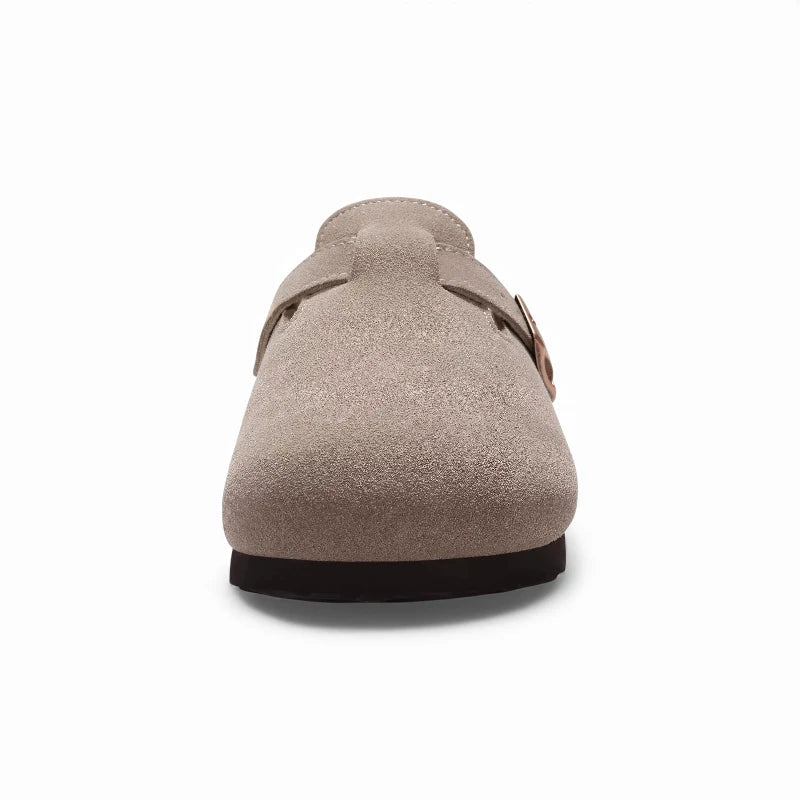 Mules Hiver Beige Femme