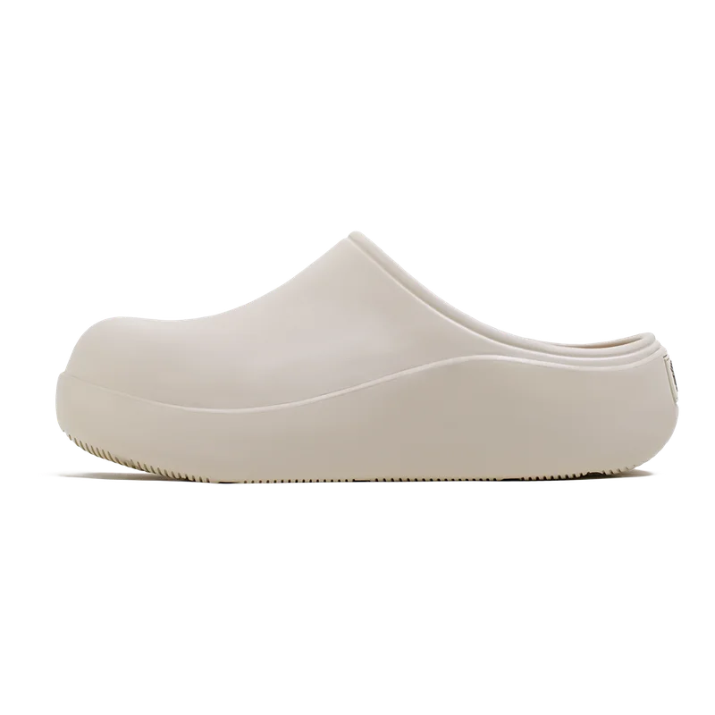 Mules En Plastique Gris