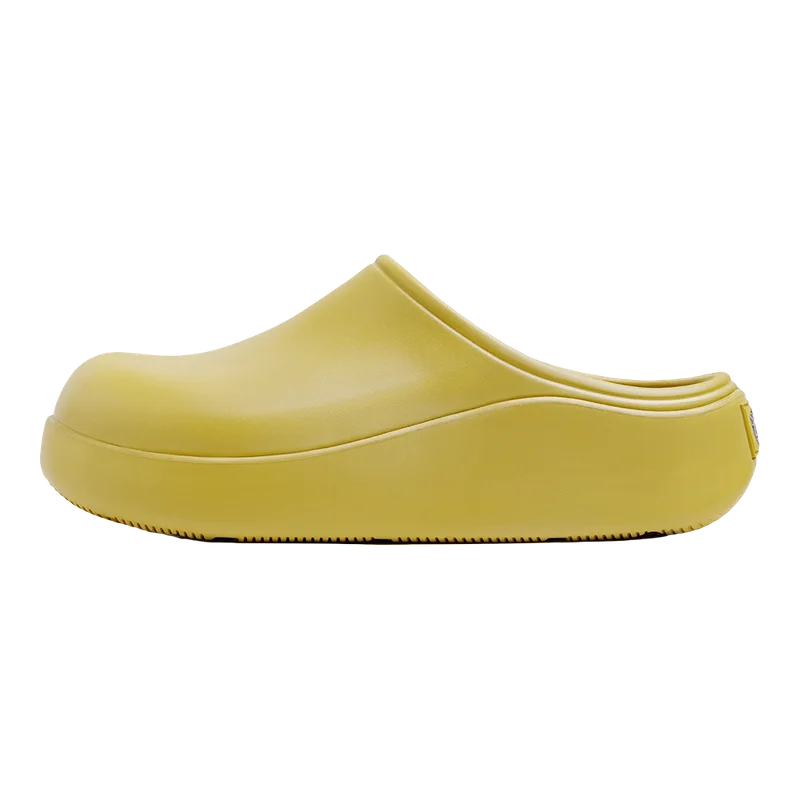 Mules En Plastique Jaune