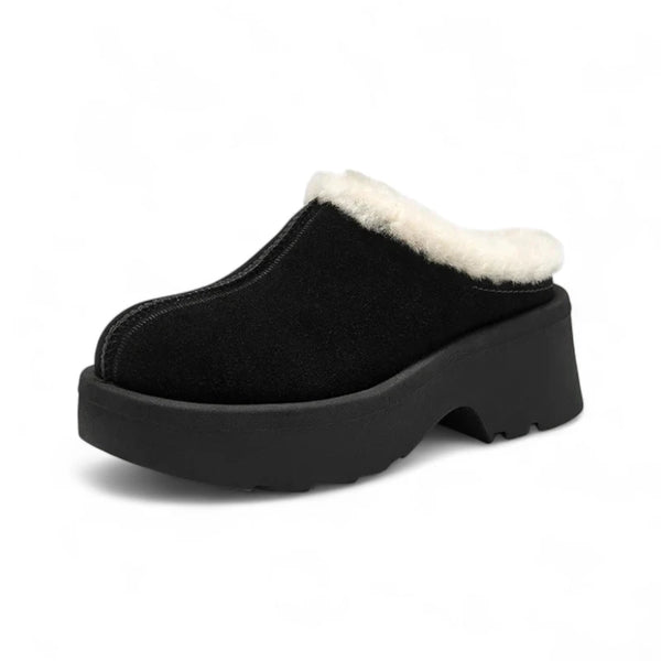 Sabots Fourrés Femme Noir